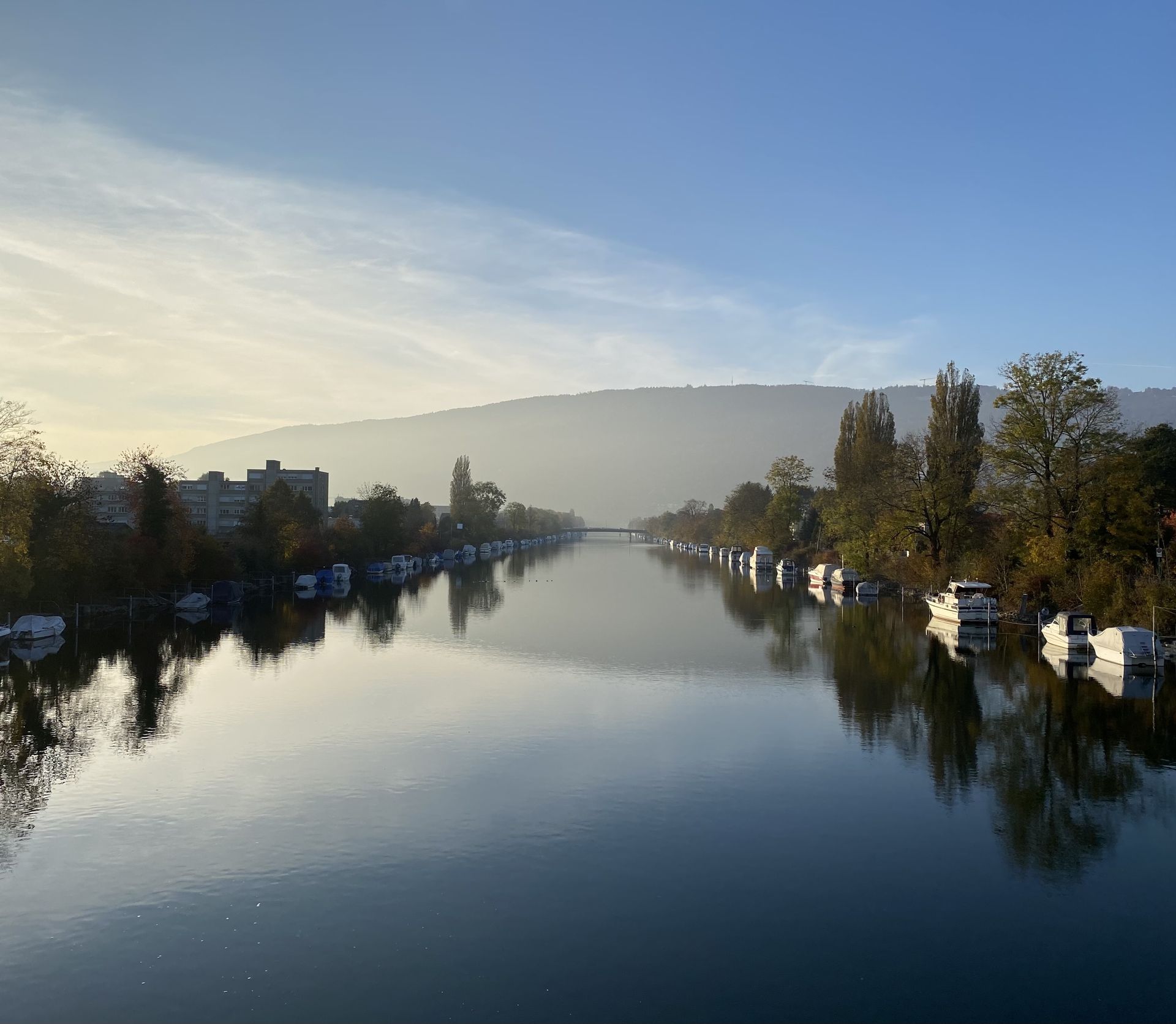 The German-Canadian couple's eco-friendly house has a view of the peaceful River Aare
