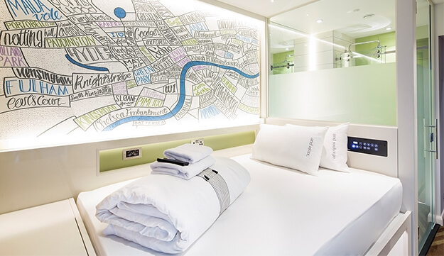 Smart room in a Hub hotel