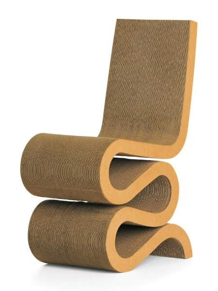 Wiggle Side Chair from the Easy Edges range by Frank Gehry