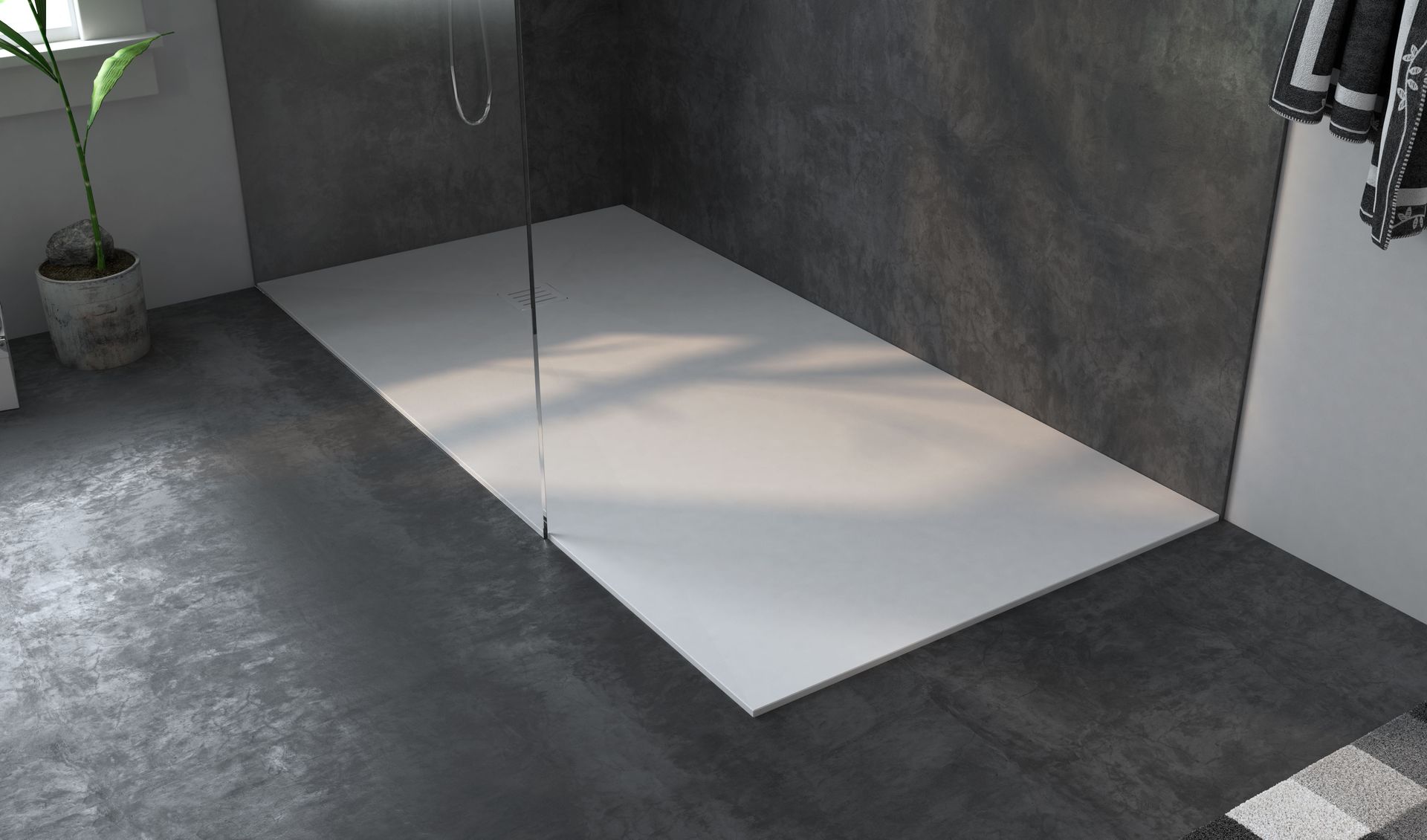 Orion Corian® shower tray
