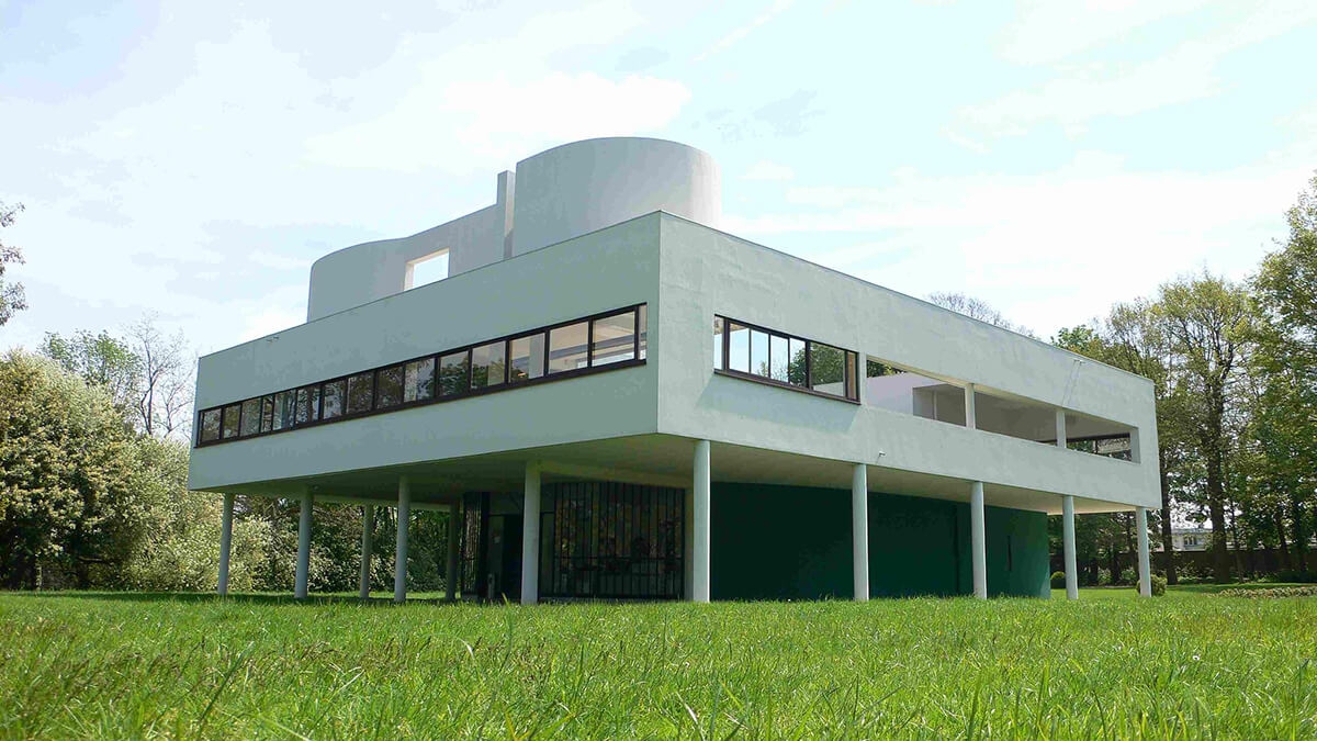 Riluxa Kundenprojekte - Die Villa Savoye von Le Corbusier