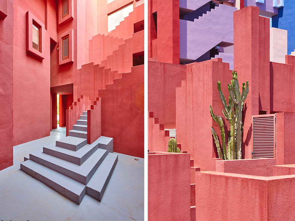 Projets des clients de Riluxa - La Muralla Roja de Ricardo Bofill