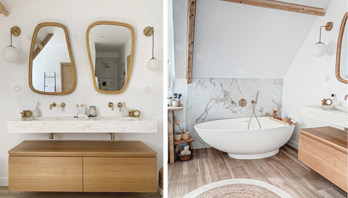 Riluxa Kundenprojekt - Maison mère - Gaia Classic Cabinet et baignoire Paris