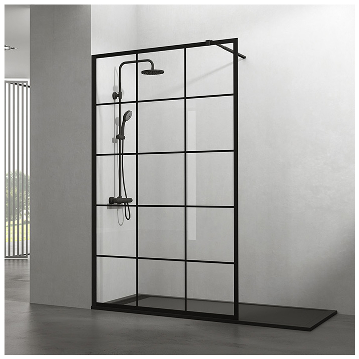 Corian® Shower Tray with Shower Screen
