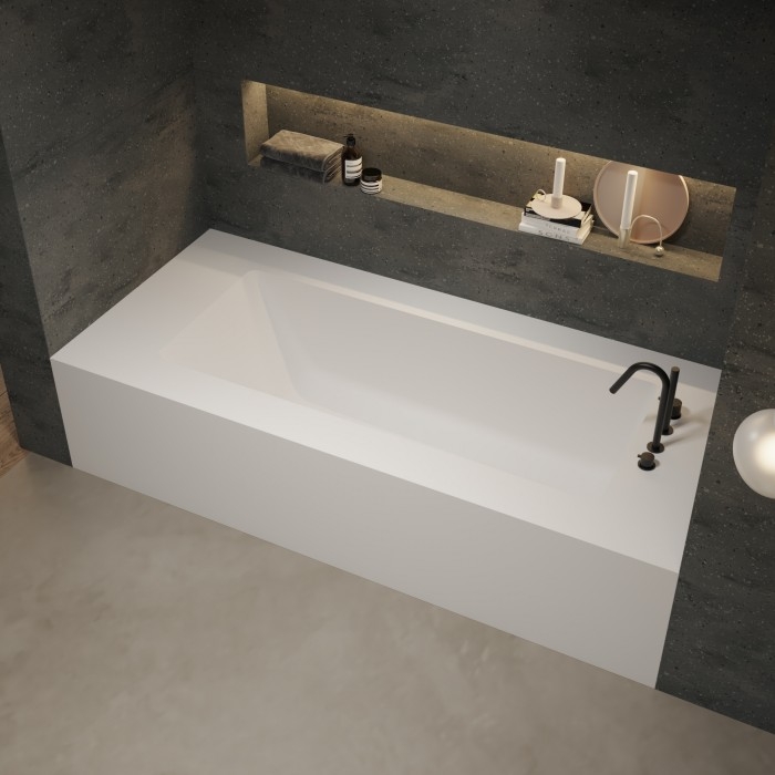 Aquila Built-in DuPont Corian Bathtub