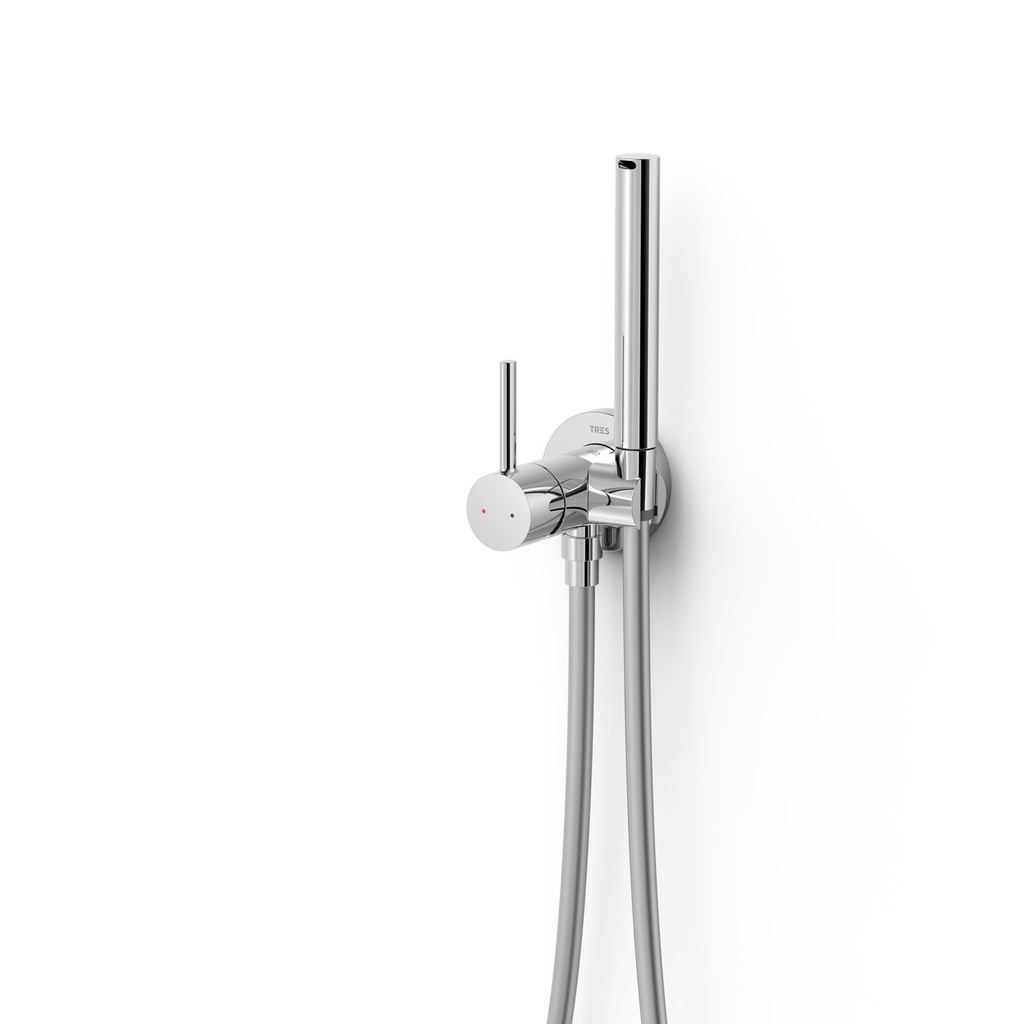 Concealed WC mixer tap with hand shower - 134122 Tres
