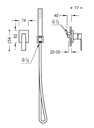 Concealed Single Lever Shower Tap - 20217703 Tres td