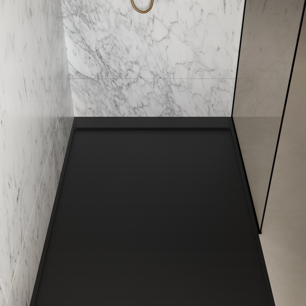 Sagitta Corian Made to measure Shower Tray mtm Deep Nocturne Top