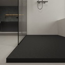 Wezen Solid Surface Shower Tray mtm Black Top