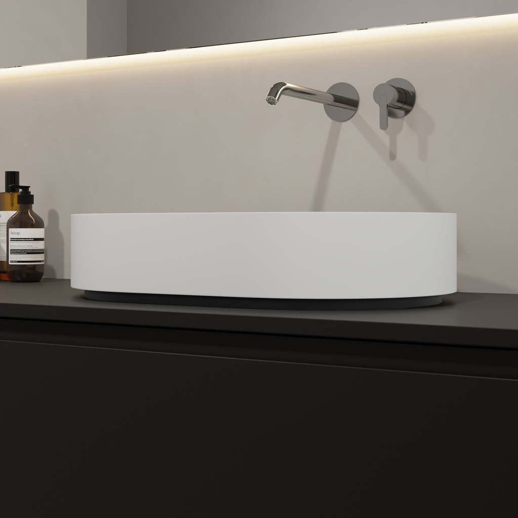 Wezen Countertop Washbasin White Detail