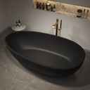 Toulouse Large Freestanding Bathtub Black Side