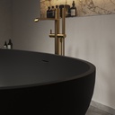 Toulouse Large Freestanding Bathtub Black Top