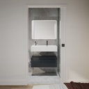 Auriga Corian® Design Wall-Mounted Washbasin - 80cm Right Overview