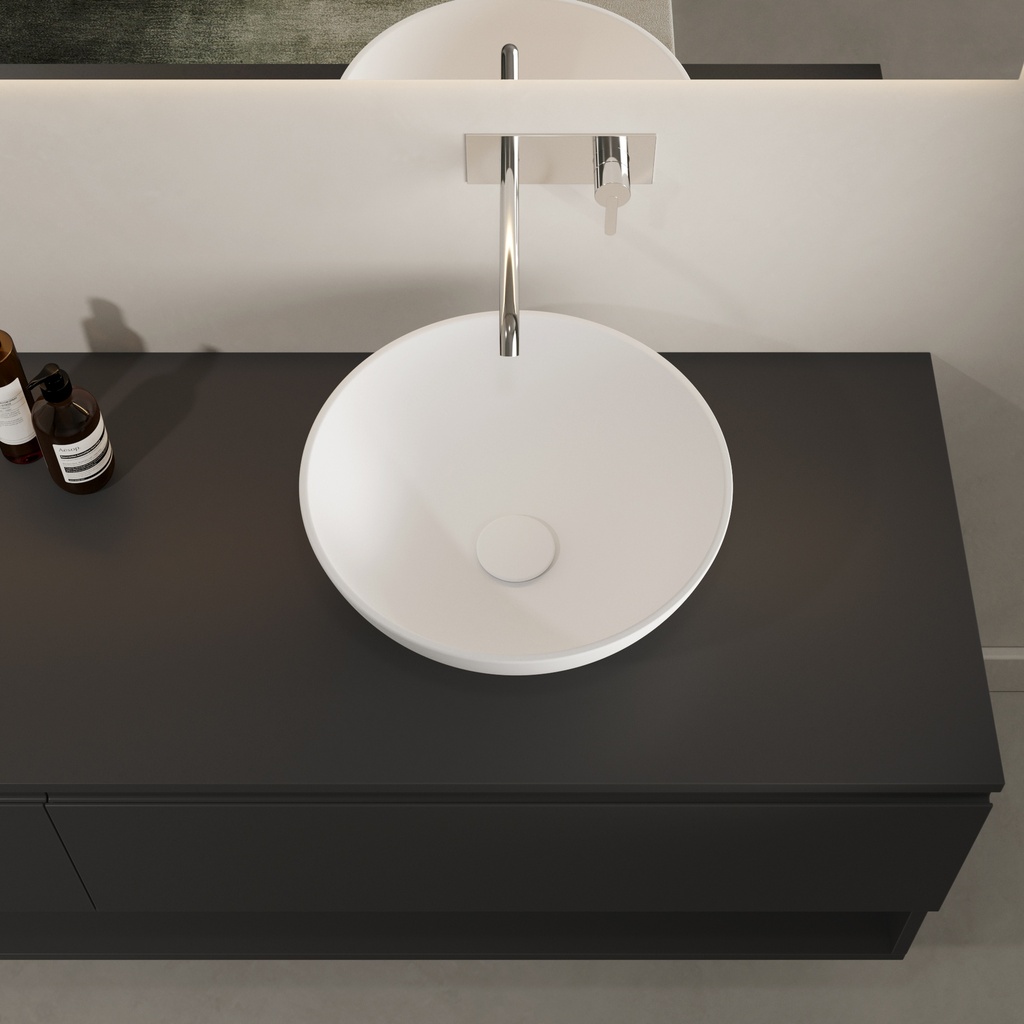 Lyon Countertop Washbasin - 42cm White Top
