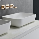 Orion Corian® Countertop Washbasin Side