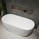 Wezen Freestanding Bathtub 170 White Side