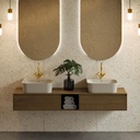 Hydra Corian® Design Wall-Mounted Washbasin 50 SHadow Front