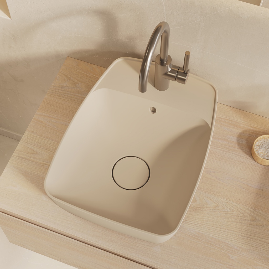 Ursa Plus Corian® Design Countertop Washbasin Shadow 38 Top