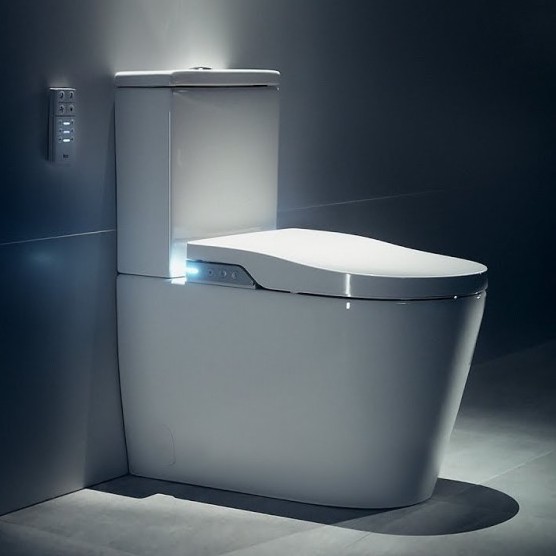 In-Wash Inspira Toilet by Roca Side