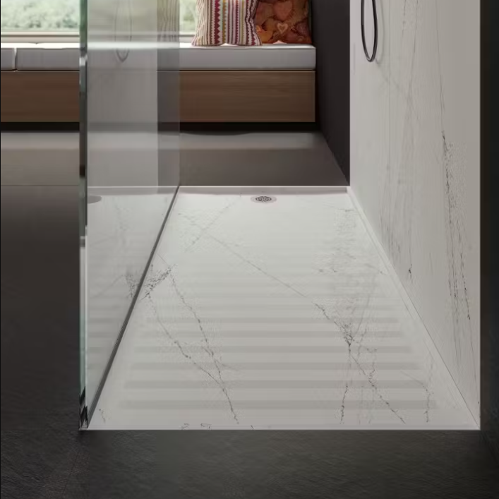 Kador Suite Made-to-measure Shower Tray from Silestone Side