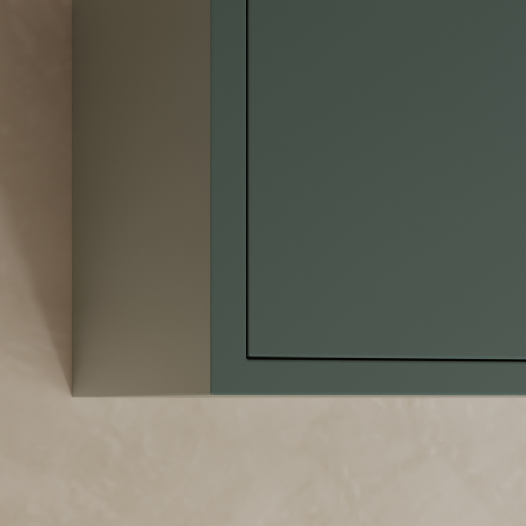 Detail Corian Colour Cabinet Verdant
