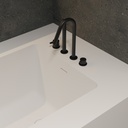 Aquila Bespoke Alcove Bathtub in Corian® Detail