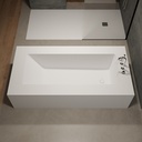 Aquila Bespoke Freestanding Bath in Corian® Top