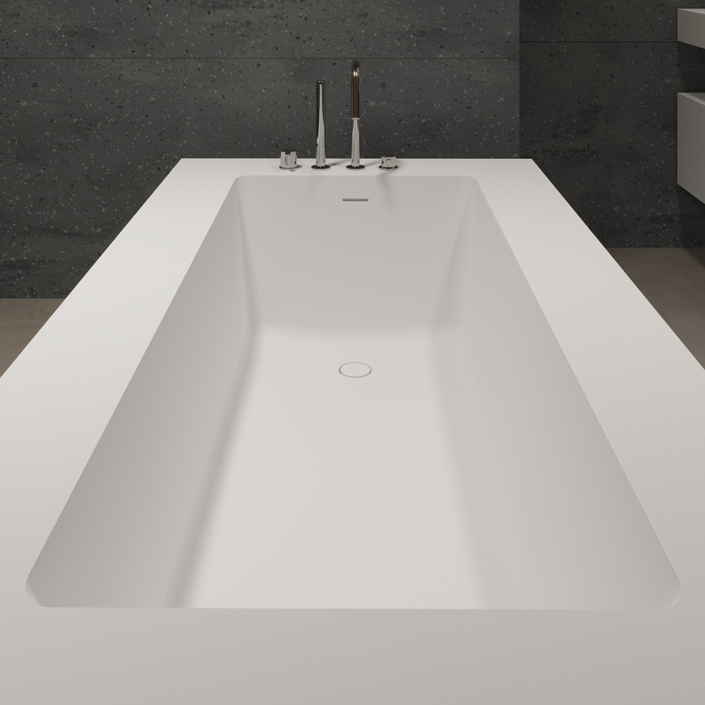 Aquila Bespoke Freestanding Bath in Corian® Detail