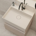 Auriga Corian® Design Wall Hung Washbasin - 60cm shadow top