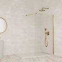 Screen Fixed Shower Panel Gold Side View