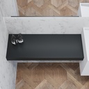 Hemera Classic Floating Bathroom  Shelf | Mini Size RAL 7016 Detail