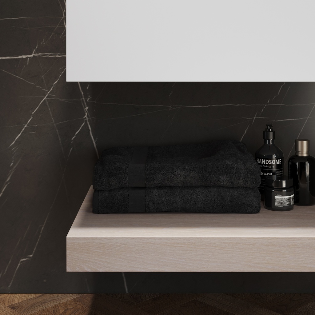 Hemera Wood Floating Bathroom Shelf | Mini Size Light Detail