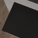 Hemera Corian® Floating Bathroom Shelf | Mini Size Detail Deep Black Quartz