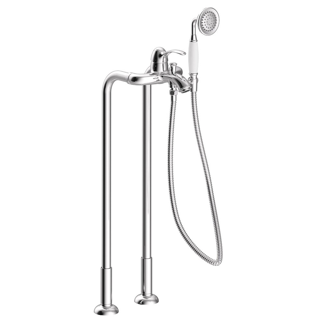 Classic Floor Mounted Mixer Tap for Bath and Shower - Tres CR