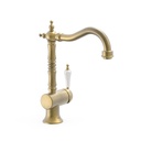 Classic Basin Mixer Tap with Swan Neck - Tres LM