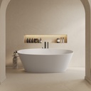 Condate Freestanding Bathtub White 170 Front