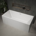 Melbourne Freestanding Bathtub White 170 Side