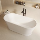 Nevers Freestanding Bathtub White 150 Side