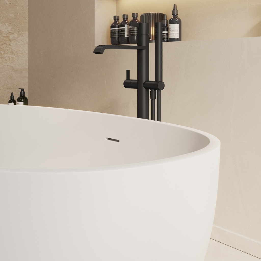 Toulouse Freestanding Bathtub White 150 Top