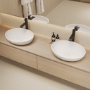 Burdigala Countertop Washbasin White 50  Side