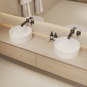 Grenoble Countertop Washbasin White 40  Side