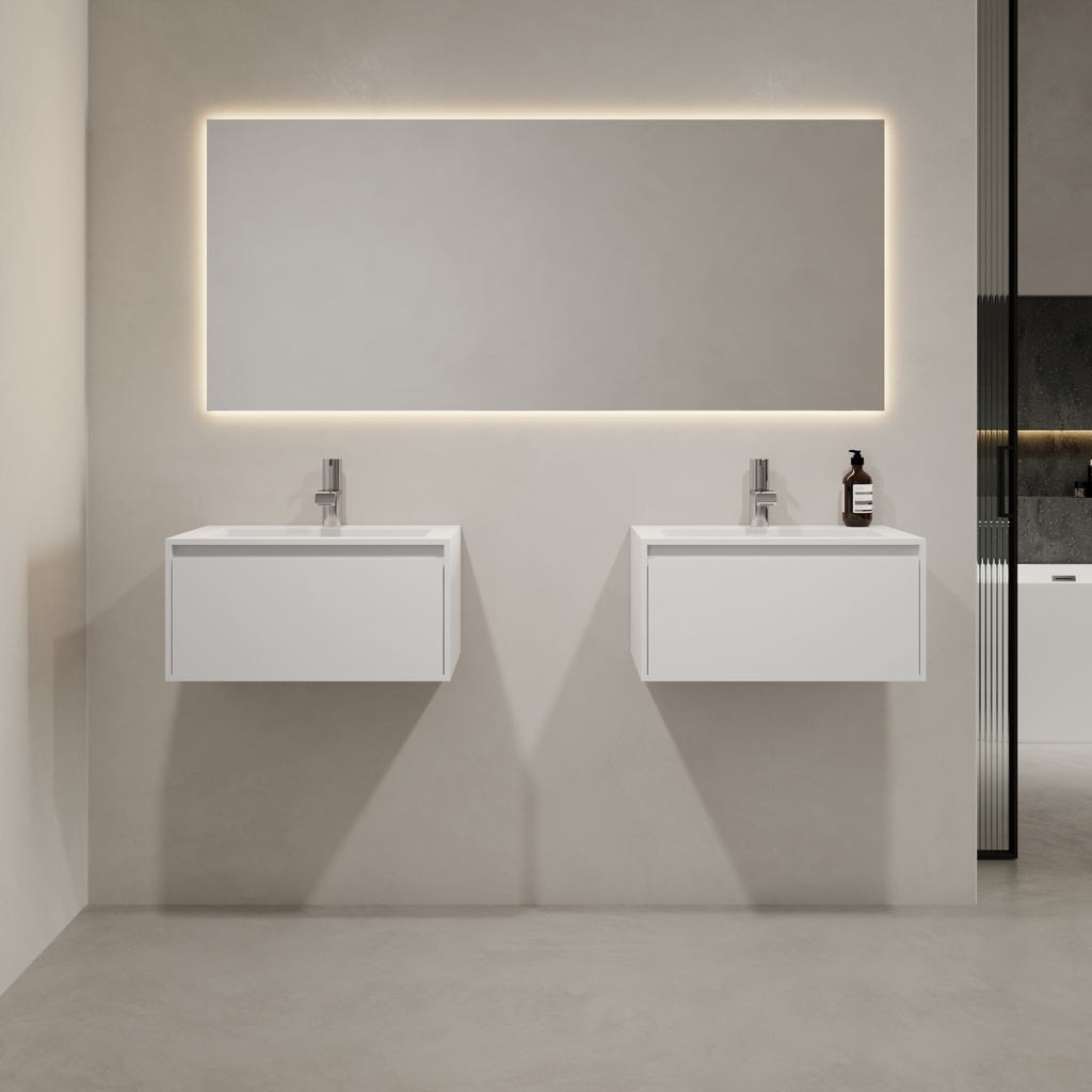 June Wall hung Washbasin White 60 without Front