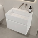 Rosy Wall hung Vanity Unit White 60  Side