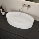 Yarrow Countertop Washbasin White countertop  Side