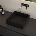 Zinnia Countertop Washbasin Black 38  Side