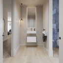 Gaia Classic Edge Bathroom Cabinet 1 Drawer Mini White Push Overview