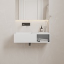 Jacobs Wall hung Washbasin White 80  Front