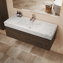 Sarah Countertop Washbasin Carrara Marble 120  Side