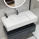 Auriga Corian® Design Wand-Waschbecken - 100cm