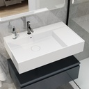 Auriga Corian® Design Wall Hung Washbasin - 80cm